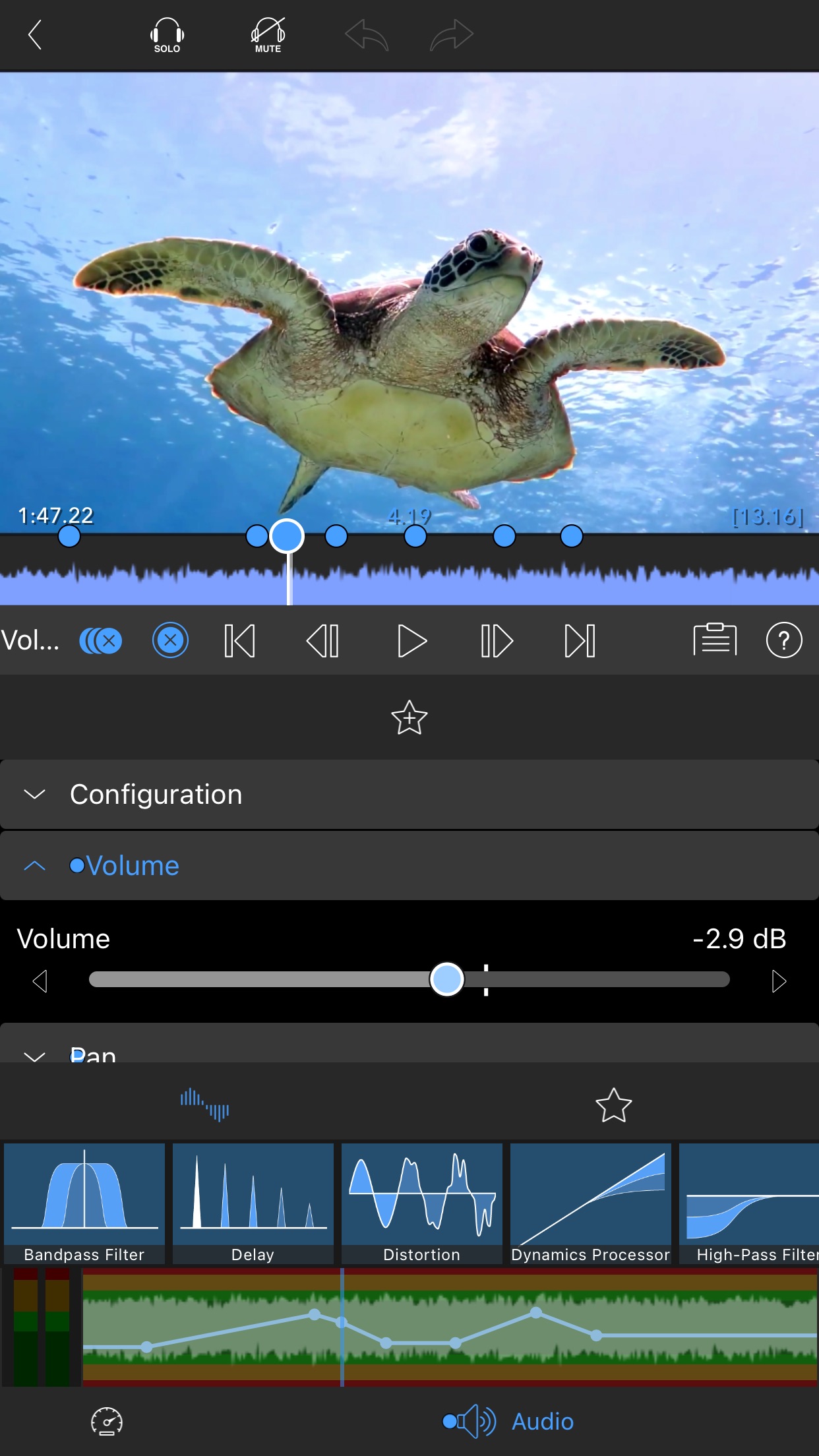 Screenshot do app LumaFusion