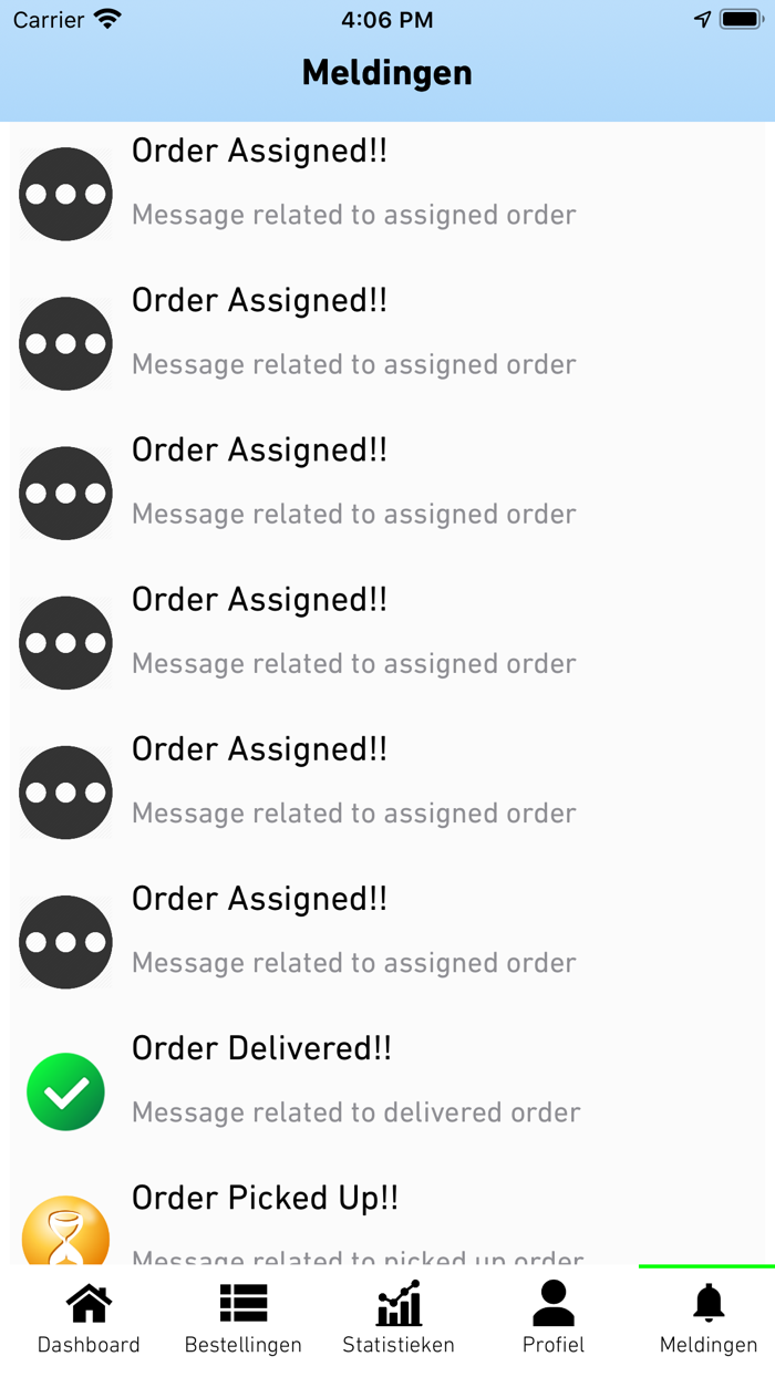 Bezorg app Rapido Express BV