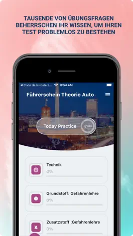 Game screenshot Führerschein Theorie 2021 Auto mod apk