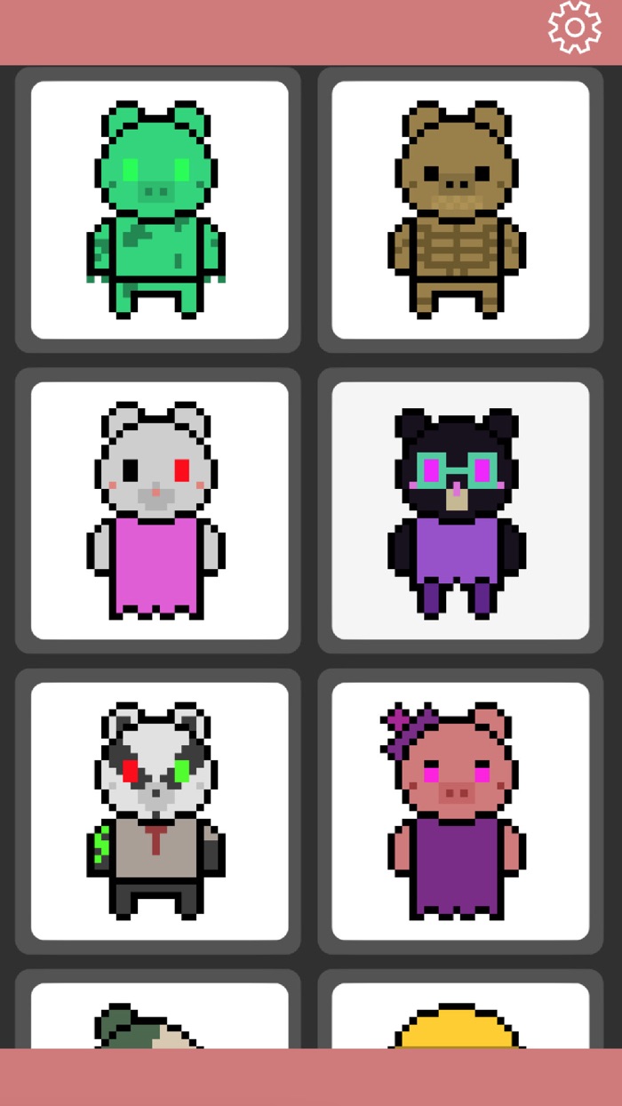 Piggy Pixel Art Coloring Paint