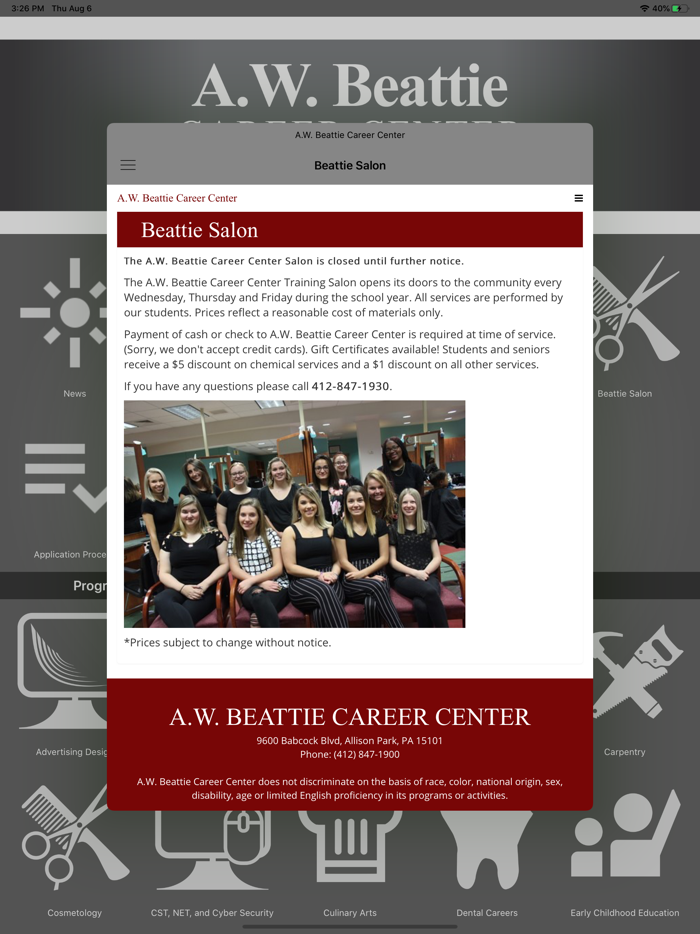 A.W. Beattie Career Center