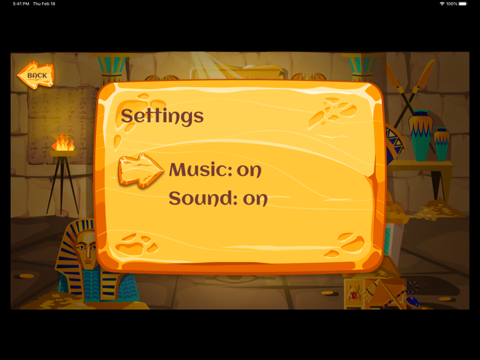 VTV Egyptian Solitaire