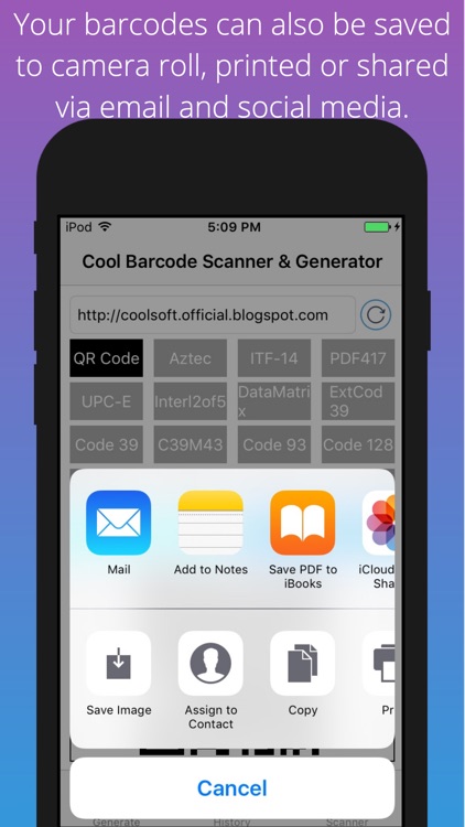 Cool QRCode Reader & Generator screenshot-5