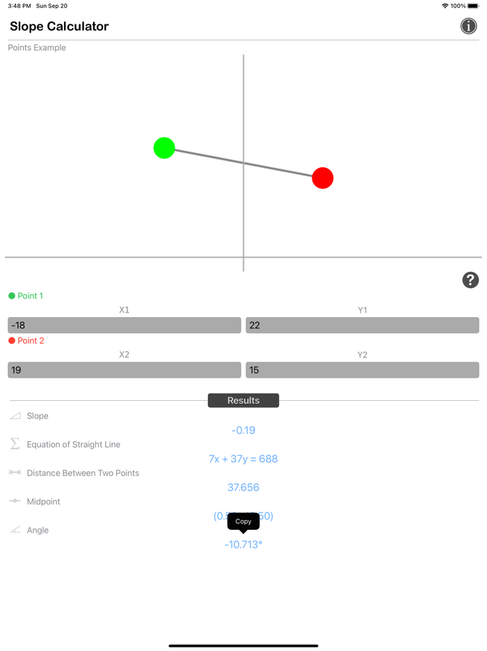 Slope Calculator Plus