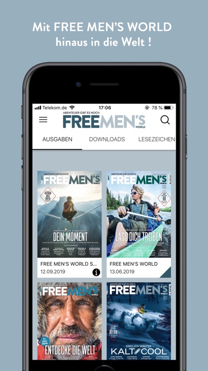 FREE MEN'S WORLD Magazin