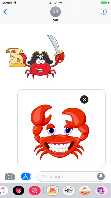 Crab Stickers Pack screenshot-3