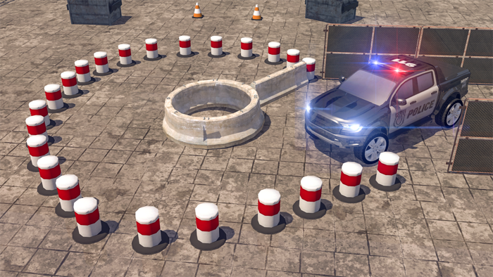 Car ParkingPolice Car Driving