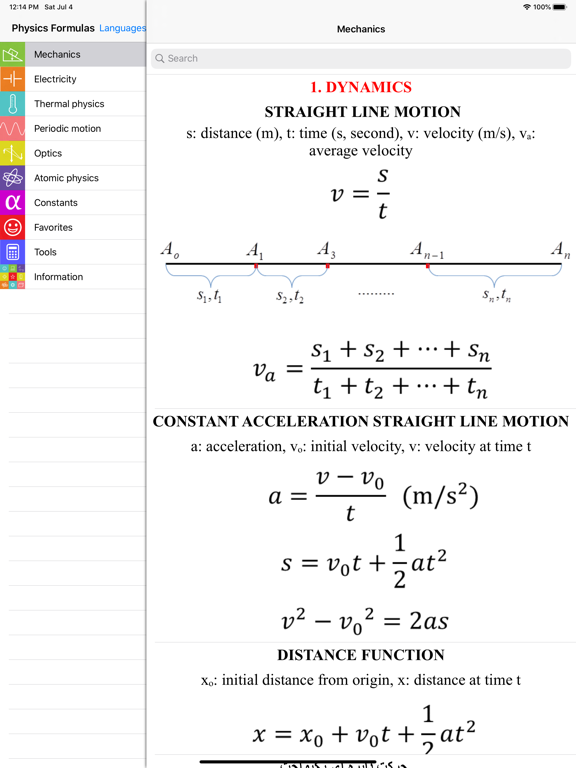 Physics Formulas App Price Drops