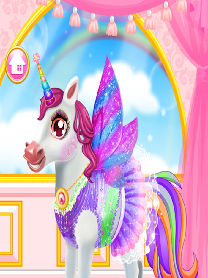 Unicorn Princess Makeup-Caring