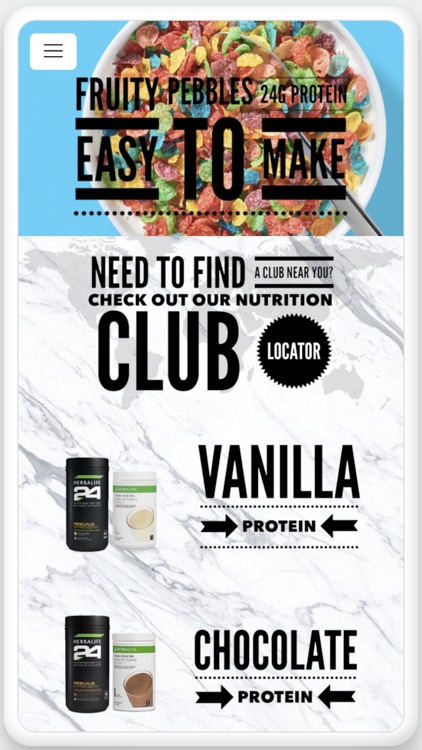 Club Locator & Recipes