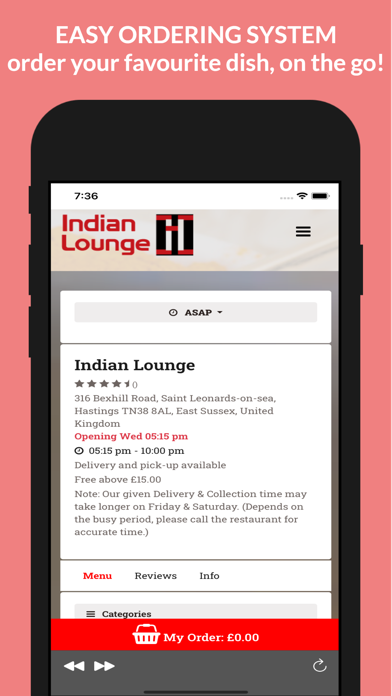 How to cancel & delete Indian Lounge- Hastings from iphone & ipad 2