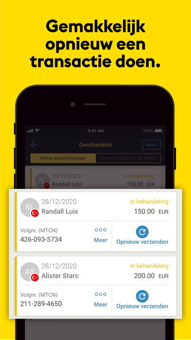 Western Union - Geld overmaken iPhone app afbeelding 5