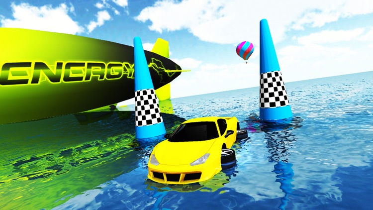 Water Surfing Car Games 2021 screenshot-2