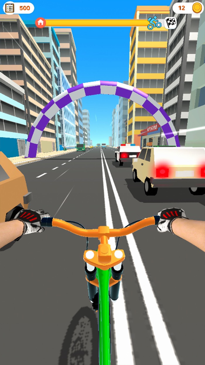 Delivery Bike  Traffic Escape