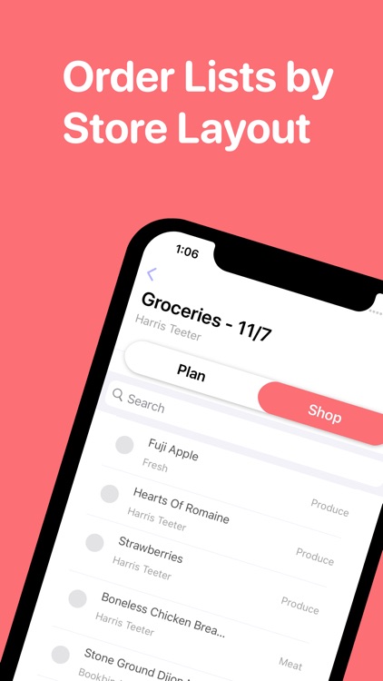 MealMap:Grocery Lists By Store