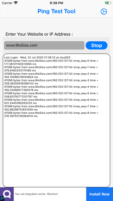 PingTools Network Utilities screenshot 3