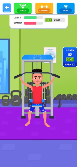 Gym Workout- Tycoon Game