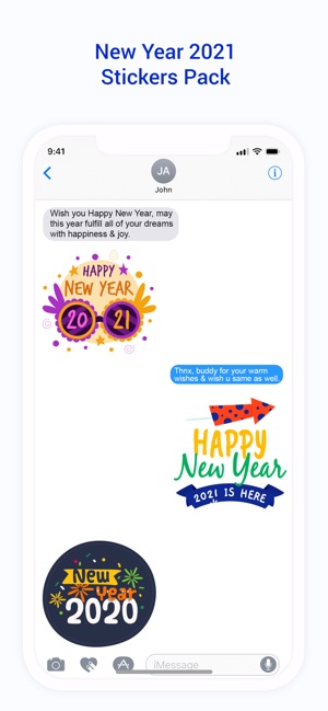 2021 - Happy New Year Sticker截图