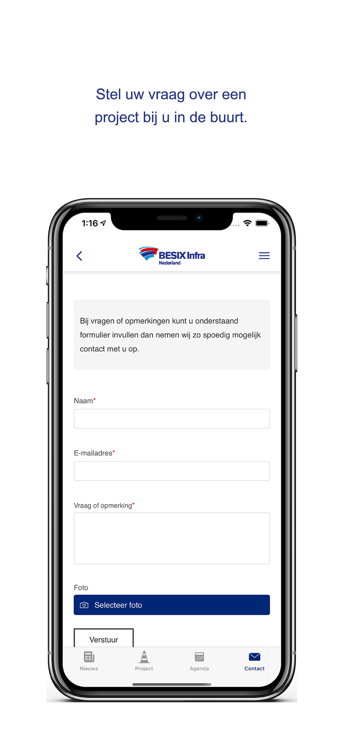 Besix Infra Omgevingsapp