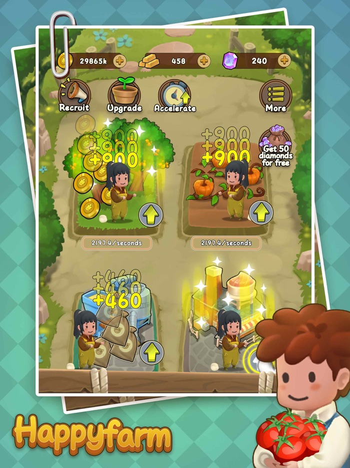 Happy Farm - Grow Vegetables