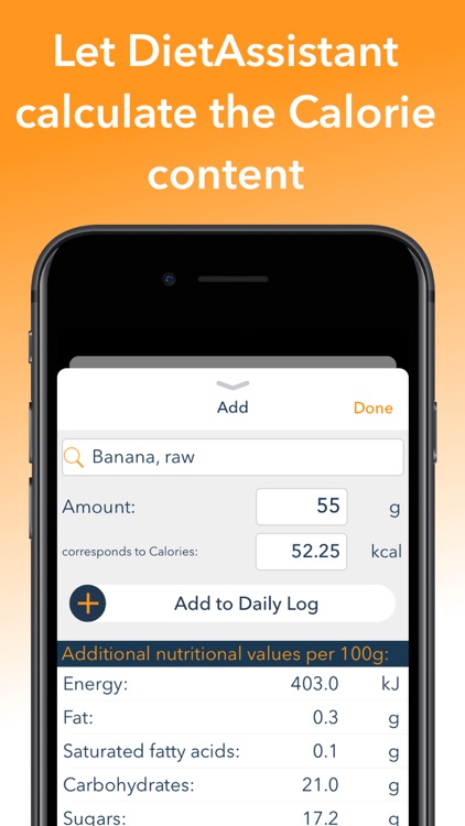 DietAssistant: Calorie Counter screenshot-3