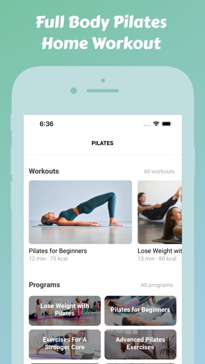 Pilates Workout Plan by Fitric