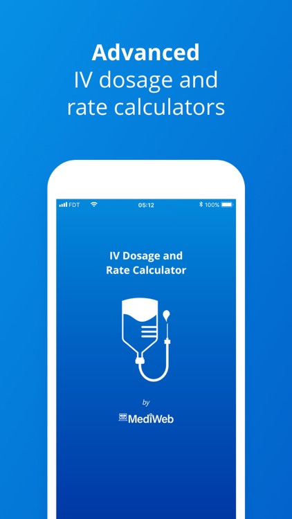 IV Dosage and Rate Calculator