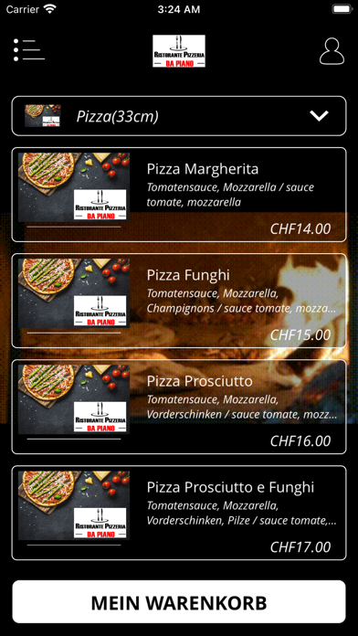 Pizzeria Da Piano Biel screenshot 2