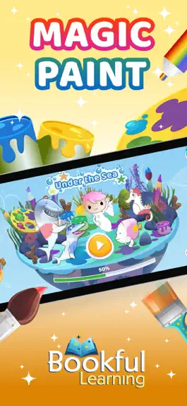 Game screenshot Bookful Magic 3D Paint & Color mod apk