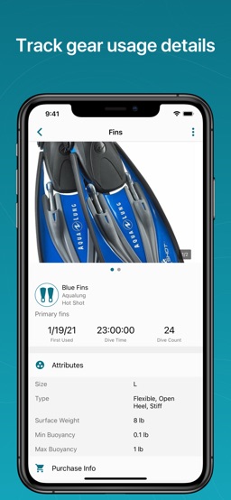 Garmin Dive™ app screenshot