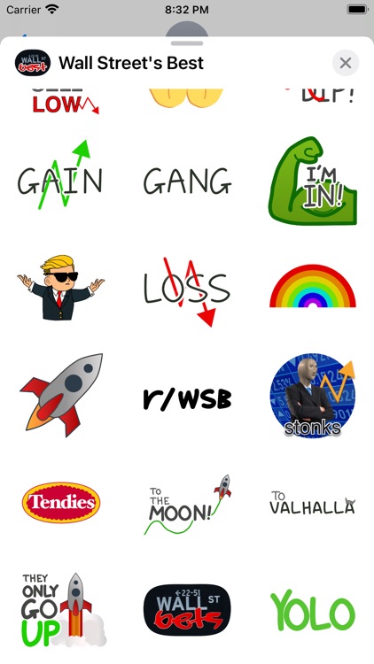 Wall Street's Best Stickers screenshot-3