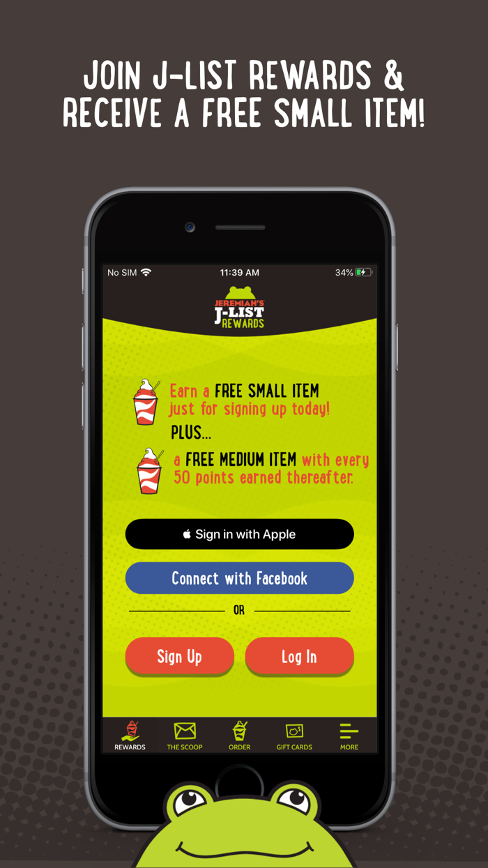 Jeremiah’s Ice J-List Rewards