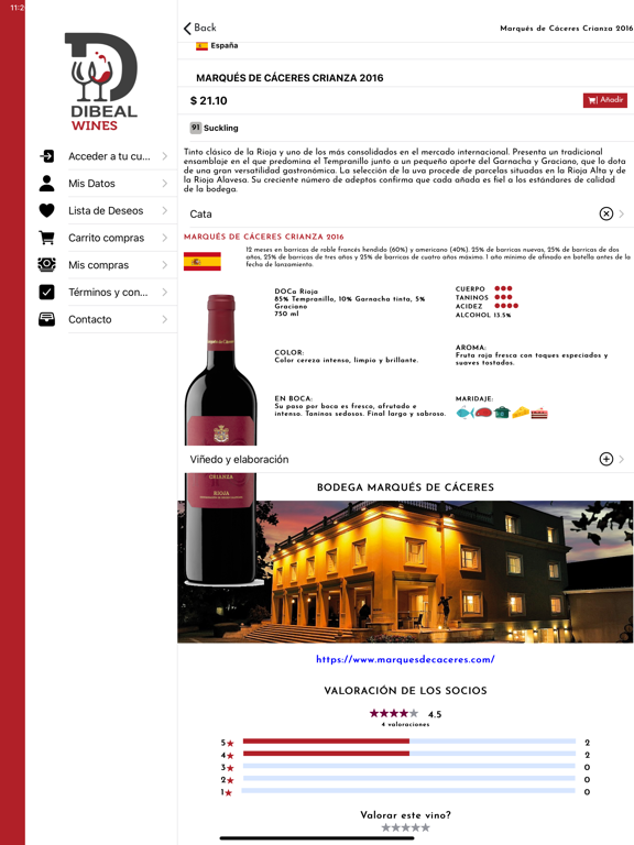 Dibeal Wines screenshot 4