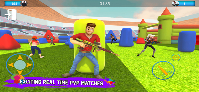 Paintball Shooting Arena Games