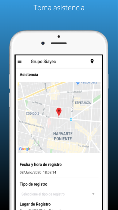 Screenshot #1 pour Asistencia Móvil