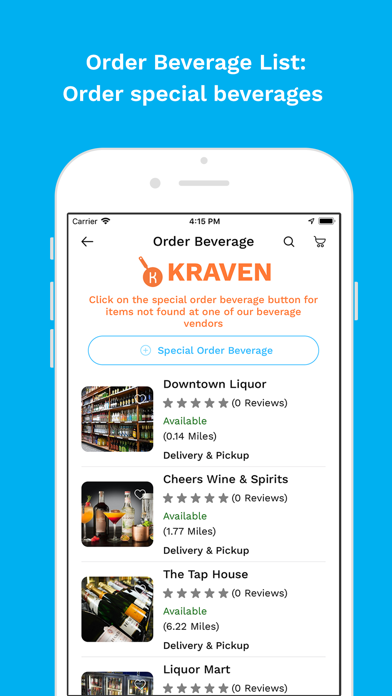 KRAVEN: Food Delivery screenshot 3
