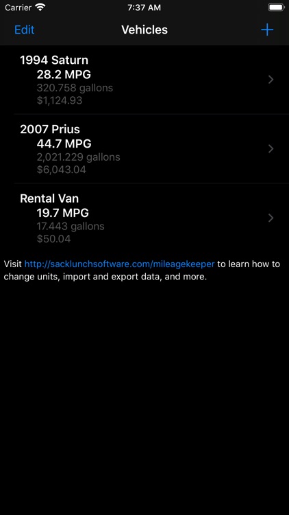 Mileage Keeper screenshot-3