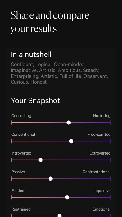 Dimensional: Personality Test screenshot-4