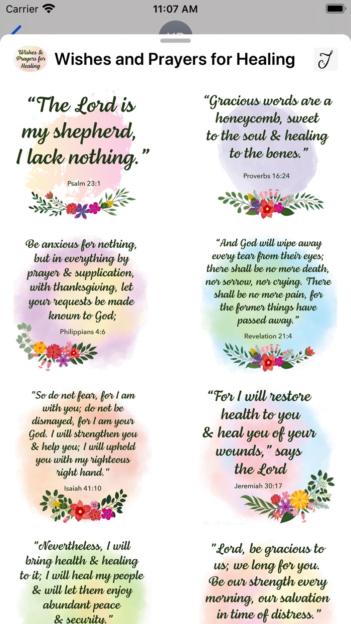 Wishes and Prayers for Healing