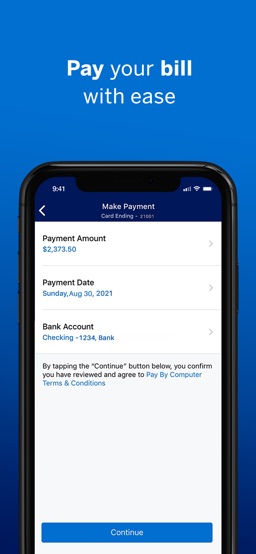 Amex app screenshot