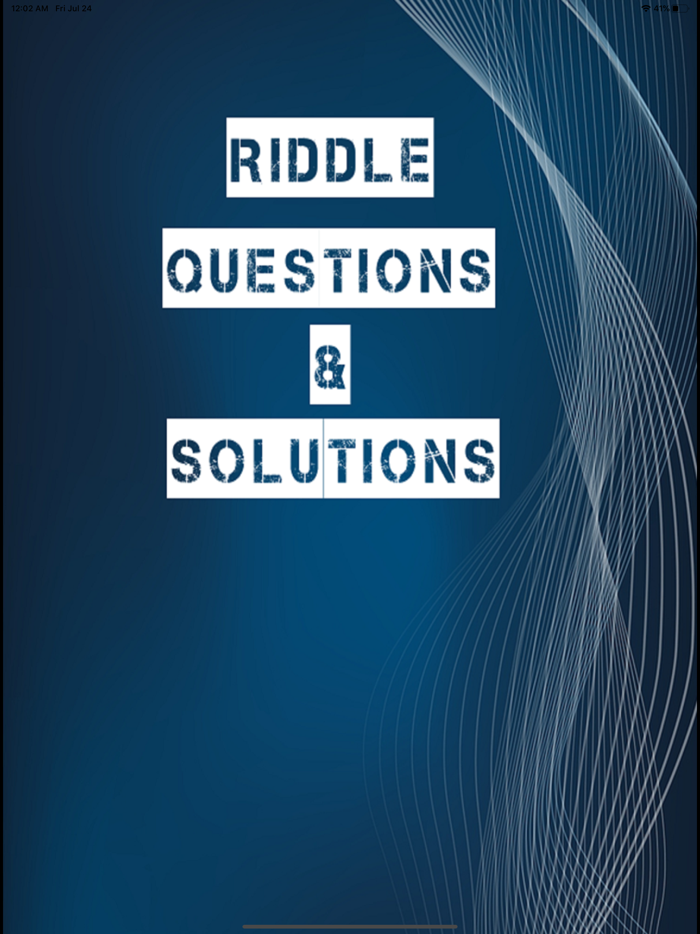 Riddles-Question  Solution