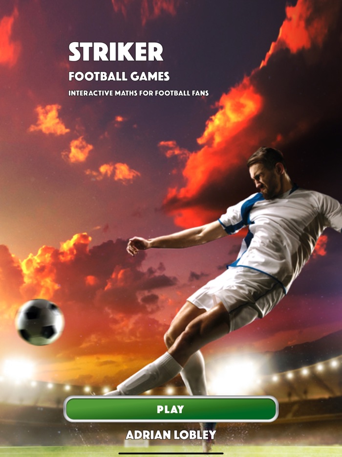 Striker - Football Maths Games