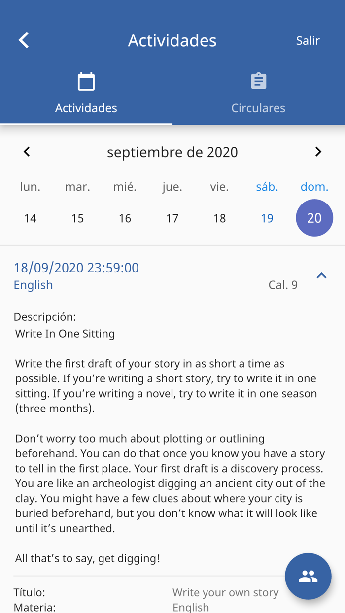 Escuela Enfermería Angeles