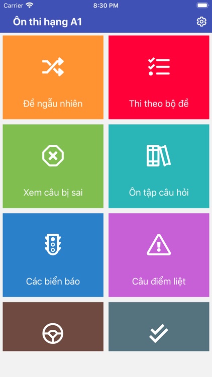 Ôn thi lý thuyết lái xe