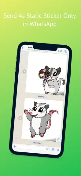 Game screenshot Mitzi Opossum Emoji's apk