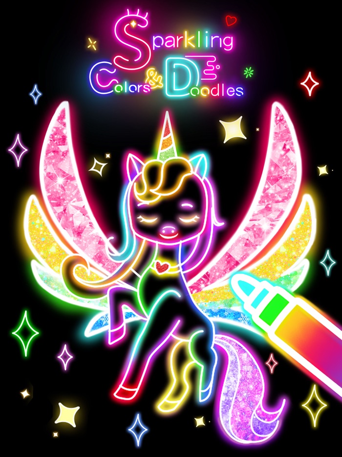 Sparkling Colors  Doodles