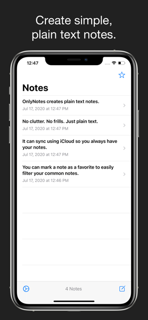 OnlyNotes - Simple Note Taking