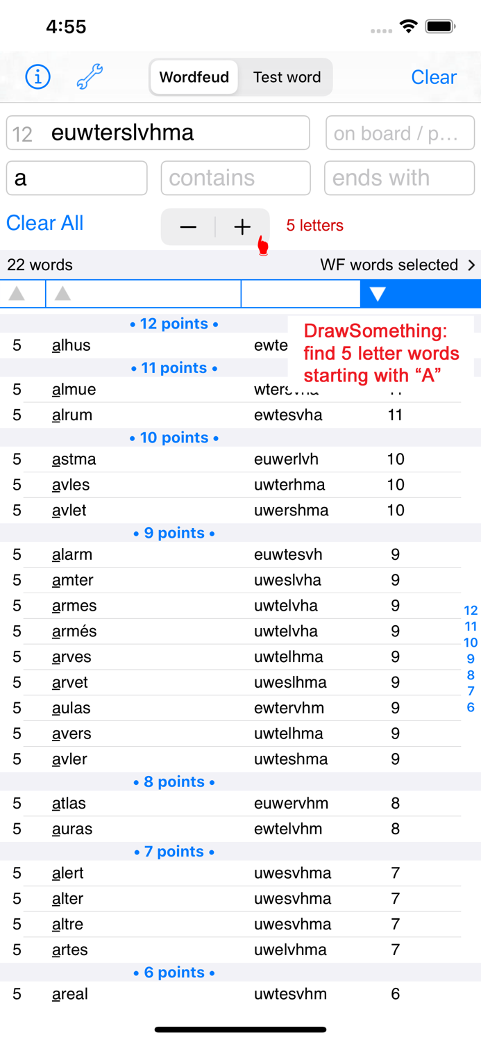 Dansk Words Finder Wordfeud