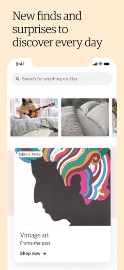 Etsy: Custom & Creative Goods app screenshot