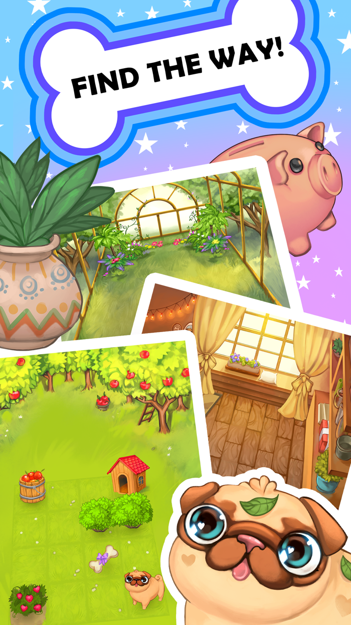 Pugzzle - Dog Adventure Game